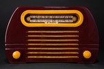 FADA 652 Catalin Radio Maroon and Yellow ’Temple’