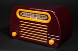 FADA 652 Catalin Radio Maroon and Yellow ’Temple’