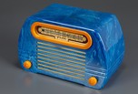 Fada 652 Temple Catalin Radio in Highly Swirled Lapis Lazuli - Rare