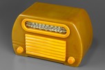 FADA 659 Insert Grille ’Temple’ Catalin Radio Onyx Green + Yellow