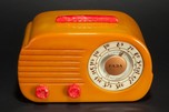 Fada 700 ’Cloud’ Catalin Radio in Butterscotch with Red