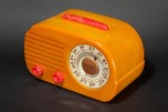 Fada 700 ’Cloud’ Catalin Radio in Butterscotch with Red