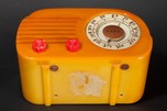 Fada 700 ’Cloud’ Catalin Radio in Butterscotch with Red