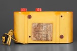 Fada 700 ’Cloud’ Radio in Yellow Catalin with Marbleized Red Trim