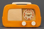 Fada 711 ’Dip-Top’ in Yellow with Ivory Catalin Radio