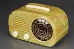 FADA 845 ”Cloud” Radio in Swirled Green Plastic with Ivory Trim
