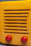 Rare FADA &rdquo;All-American&rdquo; Catalin Bullet Radio Series 200 - Red, White + Blue