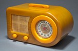 Catalin FADA 1000 Radio &rdquo;Bullet&rdquo; in Onyx + Butterscotch