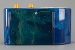 FADA 200 Series ’Bullet’ Catalin Radio in Lapis-Lazuli Blue + Yellow