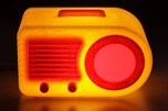 FADA &rdquo;Radio-Lite&rdquo; Catalin Insert Bullet Model 115 Seldom Seen Display Piece