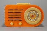 FADA 1000 Catalin Radio ’Bullet’ in Yellow + Onyx - Deco
