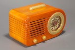 FADA 1000 Catalin Radio ’Bullet’ in Yellow + Onyx - Deco