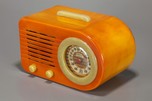 FADA 1000 Catalin Radio ’Bullet’ in Yellow + Onyx - Deco