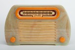 Art Deco Fada 652 &rdquo;Temple&rdquo; Catalin Radio in Onyx + Yellow