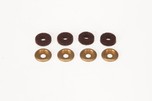 Brass &rdquo;Feet&rdquo; with Felt for Emerson, Fada Radios - Re-created to Exact Specs