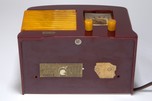 Catalin FADA L-56 Radio in Plum + Butterscotch - Great Art Deco Design