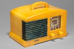 Catalin FADA L-56 Radio in Yellow + Blue - Rare