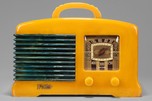 Catalin FADA L-56 Radio in Yellow + Blue - Rare