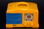 FADA L-56 Catalin Radio in Yellow + Marbleized Blue