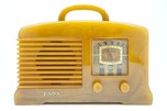 FADA Catalin L-56 Radio in Incredible Translucent Onyx - All Original