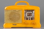 FADA L-56 Catalin Radio in Yellow + Translucent Onyx Green