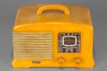 FADA L-56 Catalin Radio in Yellow + Translucent Onyx Green