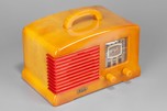 FADA L-56 Catalin Radio in Yellow + Marbleized Red