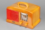 FADA L-56 Catalin Radio in Yellow + Marbleized Red