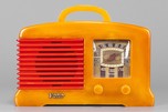 FADA L-56 Catalin Radio in Yellow + Marbleized Red