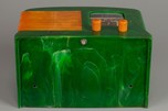 Beautiful FADA L-56 Catalin Radio in Emerald Green + Butterscotch