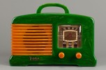 Beautiful FADA L-56 Catalin Radio in Emerald Green + Butterscotch