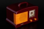 FADA L-56 Catalin Radio in Maroon + Yellow