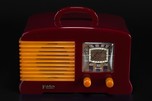 FADA L-56 Catalin Radio in Maroon + Yellow