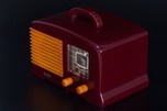 FADA L-56 Catalin Radio in Maroon + Yellow