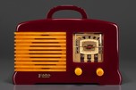 FADA SW-57 / L-56 Catalin Radio in Plum + Butterscotch