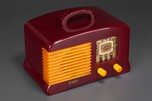 FADA SW-57 / L-56 Catalin Radio in Plum + Butterscotch