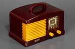 FADA SW-57 Catalin Radio in Maroon + Yellow