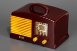 FADA SW-57 Catalin Radio in Maroon + Yellow