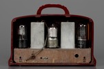 FADA SW-57 Catalin Radio in Maroon + Yellow
