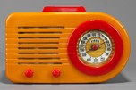 FADA 1000 ’Bullet’ Catalin Radio in Yellow + Red - Deco