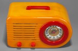 FADA 1000 ’Bullet’ Catalin Radio in Yellow + Red - Deco