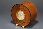 Deco Federal 159 ’Circle’ Walnut Radio - Simple Elegant Design