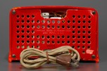 Marbleized Fire Engine Red Emerson AX-235 &rsquo;Little-Miracle&rsquo; Catalin Radio
