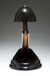 French Art Deco JUMO ”Bolide” Black Bakelite Table Lamp