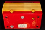 Garod ”Commander” 6AU-1 Catalin Radio in Bright Red with Yellow