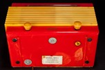 Garod &rdquo;Commander&rdquo; 6AU-1 Catalin Radio in Bright Red with Yellow