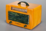 General Electric L-571 Catalin Radio in Yellow with Blue Trim - Rare