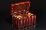 General Electric Radio L622 Catalin ’Jewel Box’ Translucent Tortoise Catalin