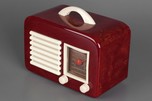 General Television Catalin Radio Model 591 - Oxblood Red
