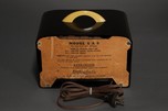 General Television 5A5 Bakelite Radio Black + Mustard Yellow